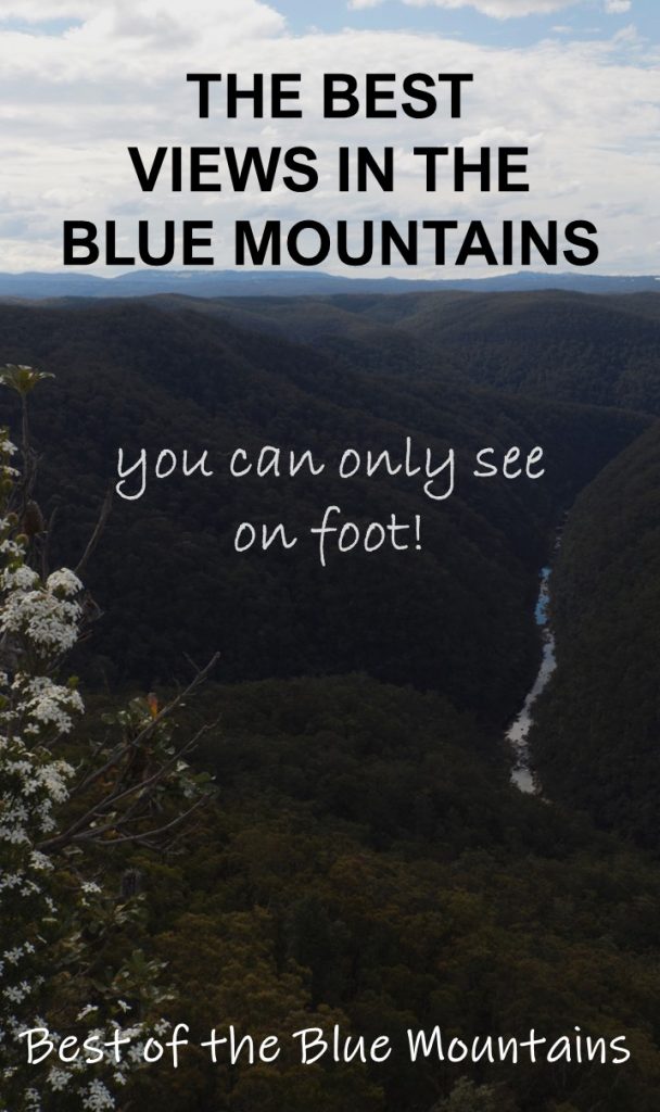 Some of the best views to be had in the Blue Mountains won't be found by car. Prepare to head on out into the bush! 