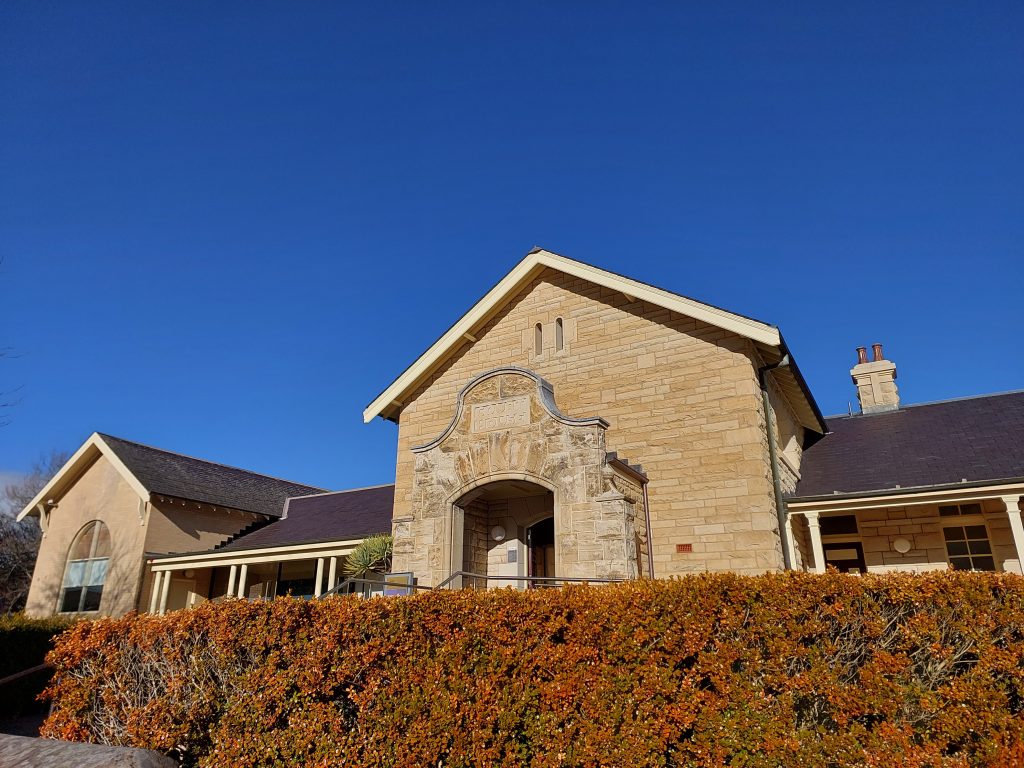 Pictured is the sandstone building which has always been Katoomba Court House